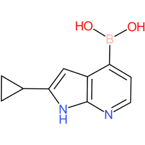 2-cyclopropyl-1h-pyrrolo[2,3-b]pyridin-4-ylboronic acid