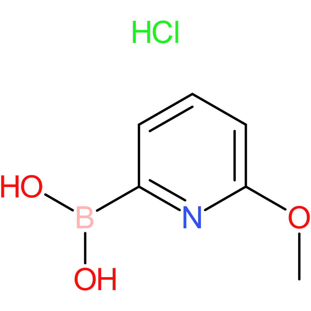 2-methoxypyridine-6-boronic acid, hydrochloride salt