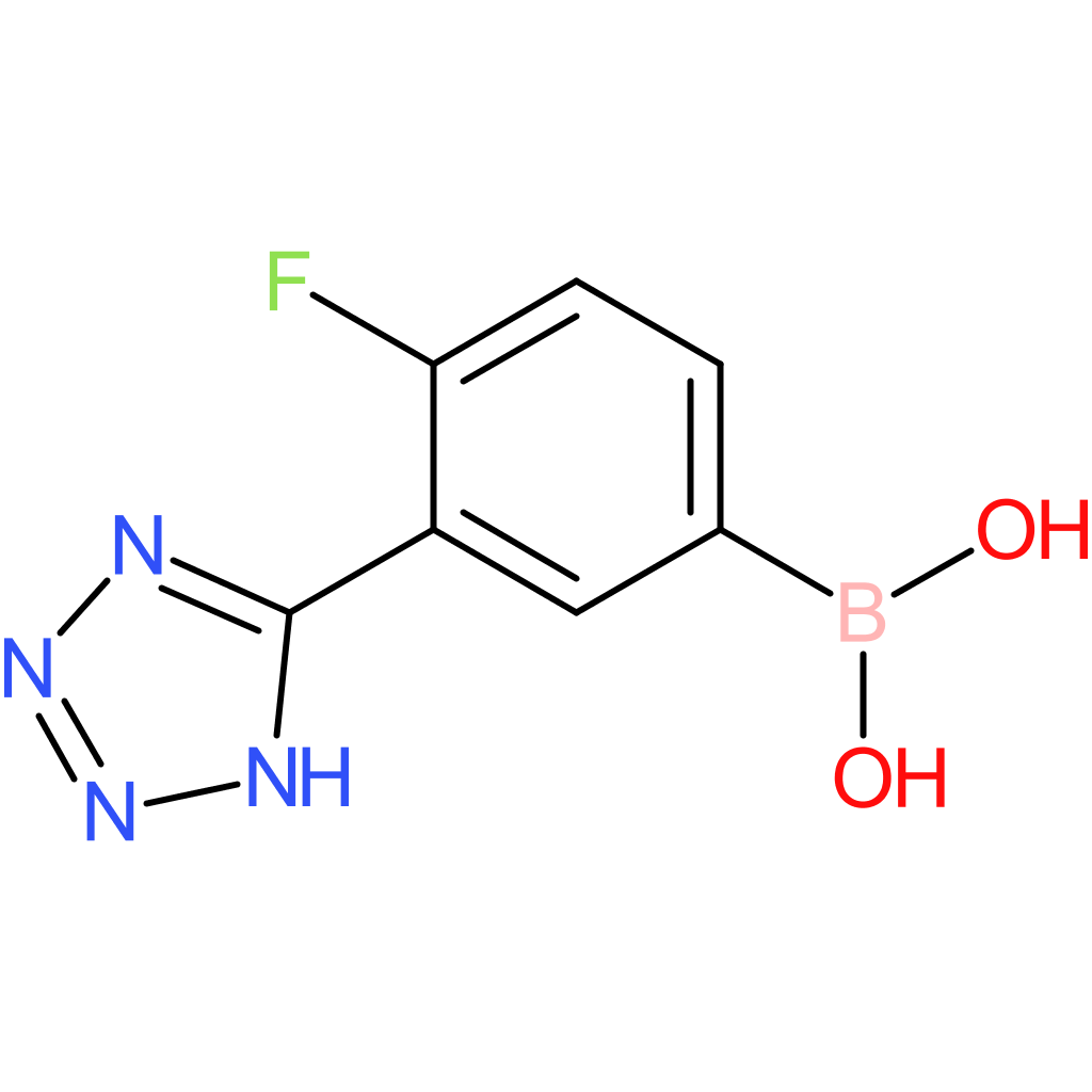4-fluoro-3-(tetrazol-5-yl)phenylboronic acid