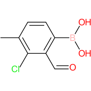 3-chloro-2-formyl-4-methylphenylboronic acid