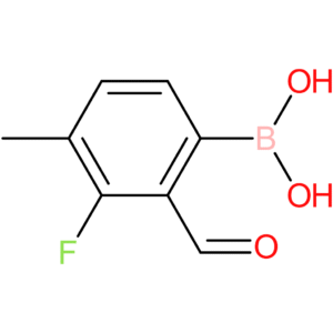 3-fluoro-2-formyl-4-methylphenylboronic acid