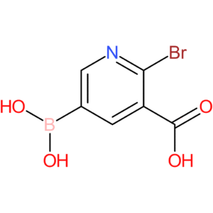 2-bromo-3-carboxypyridine-5-boronic acid