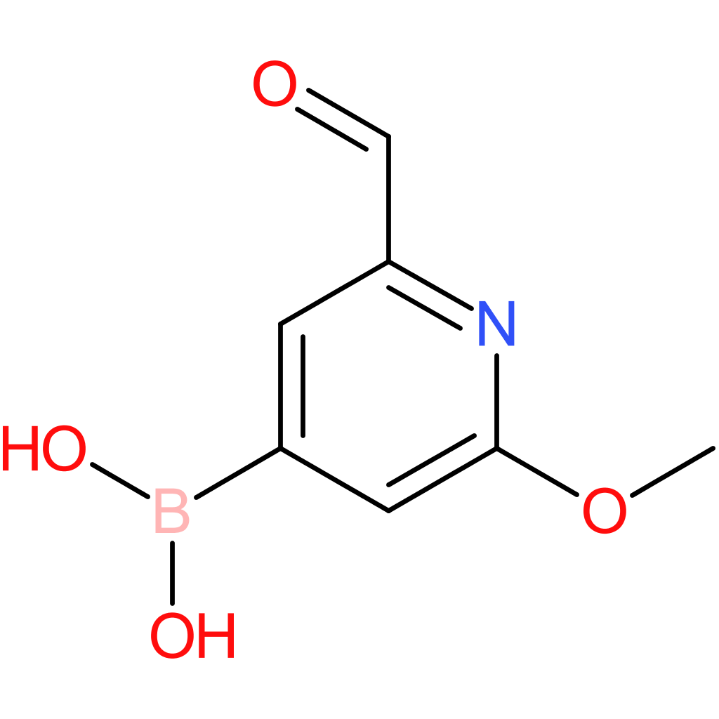 2-formyl-6-methoxypyridin-4-ylboronic acid