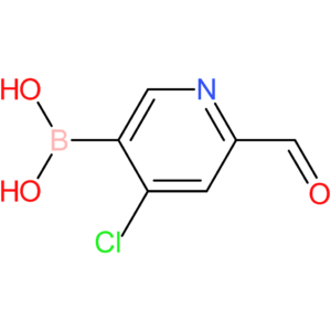 4-chloro-6-formylpyridin-3-ylboronic acid