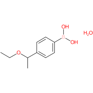 [4-(1-ethoxyethyl)phenyl]boronic acid hydrate