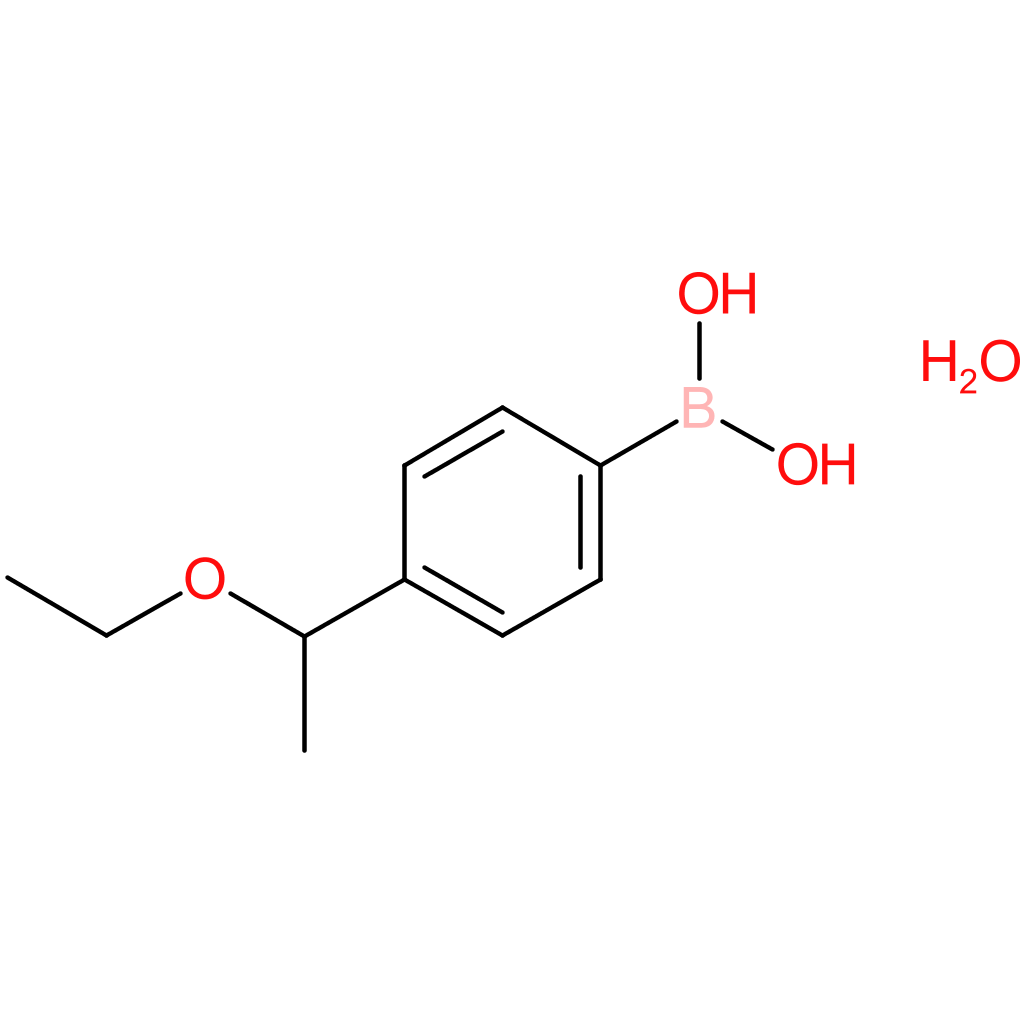[4-(1-ethoxyethyl)phenyl]boronic acid hydrate