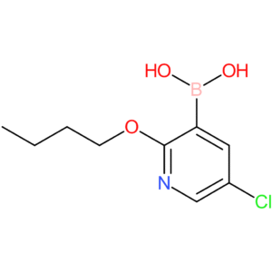 2-butoxy-5-chloropyridine-3-boronic acid