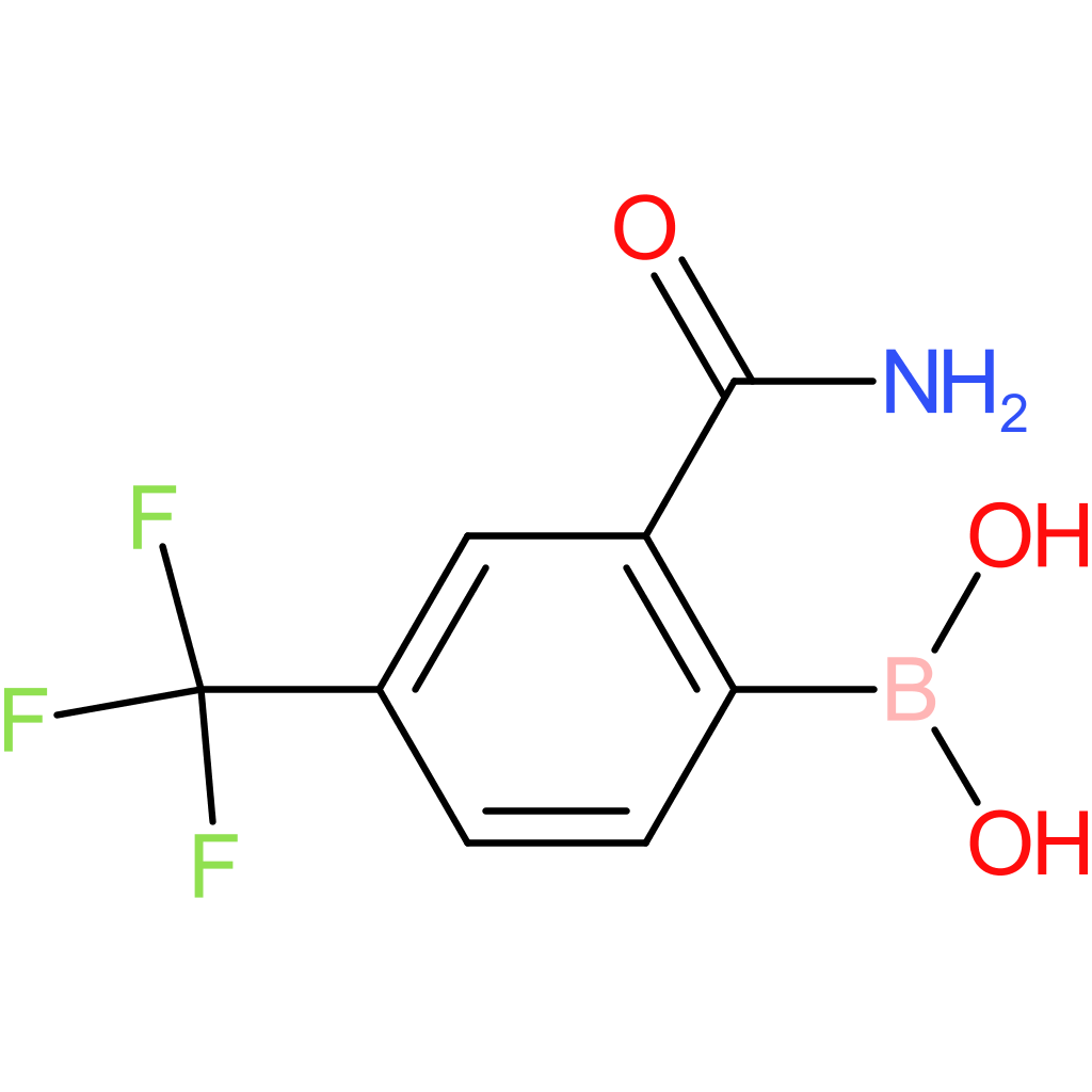 2-carbamoyl-4-(trifluoromethyl)phenylboronic acid