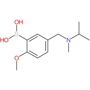 (2-methoxy-5-([methyl(propan-2-yl)amino]methyl)phenyl)boronic acid