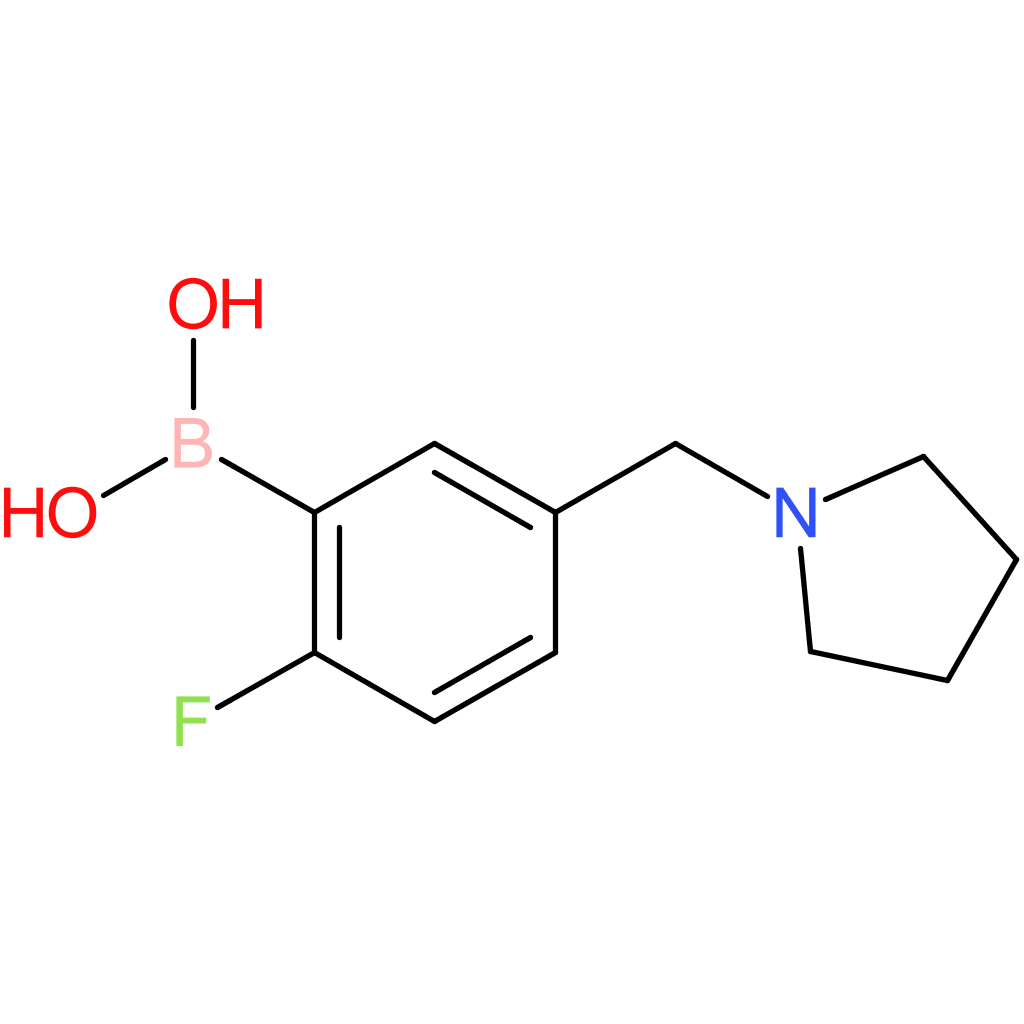 [2-fluoro-5-(pyrrolidin-1-ylmethyl)phenyl]boronic acid