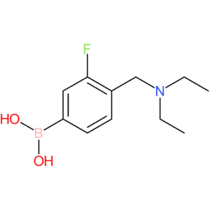 4-((diethylamino)methyl)-3-fluorophenylboronic acid