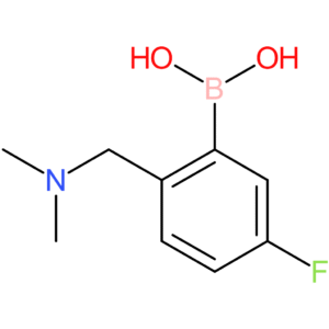 (2-((dimethylamino)methyl)-5-fluorophenyl)boronic acid