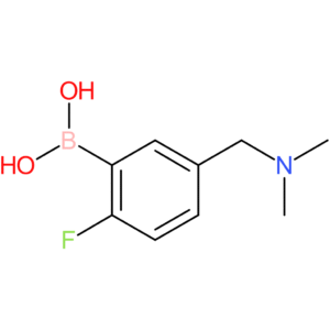 (5-[(dimethylamino)methyl]-2-fluorophenyl)boronic acid