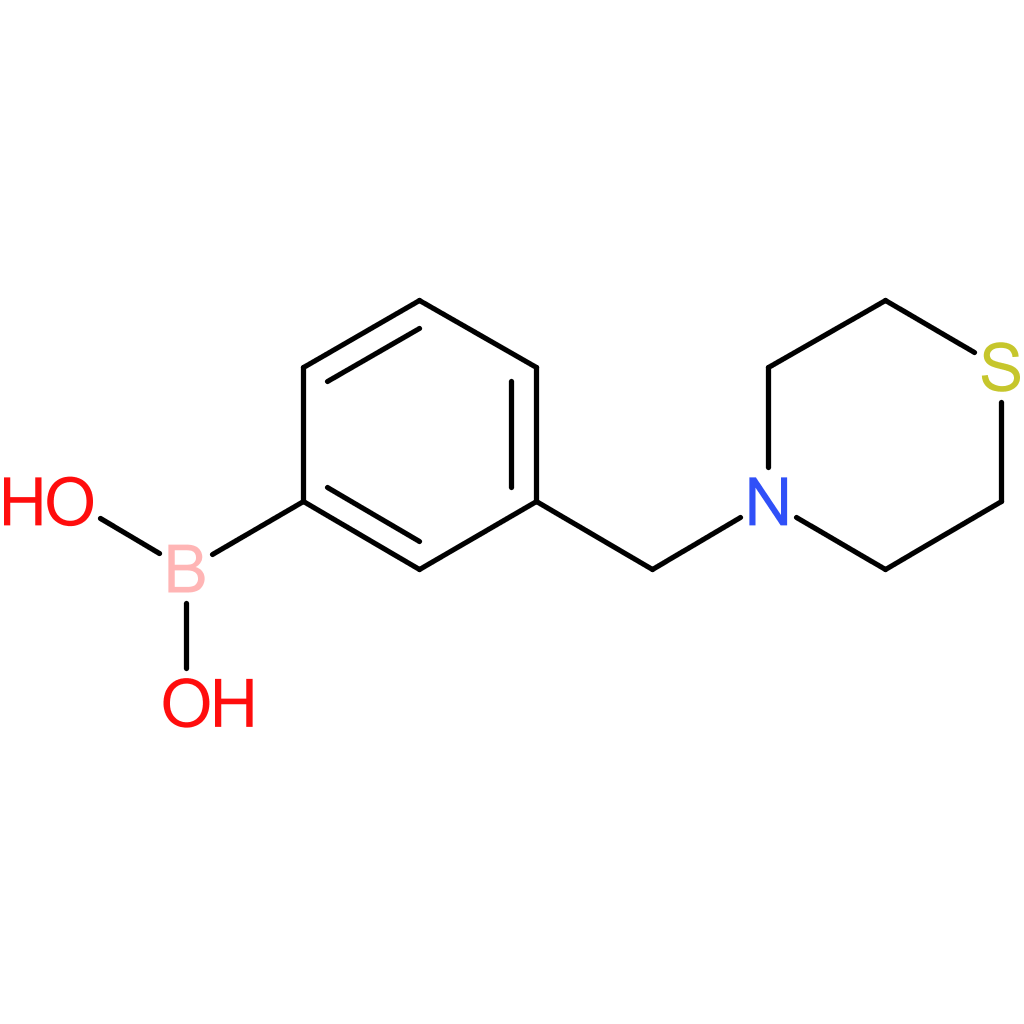 3-(thiomorpholin-4-ylmethyl)phenylboronic acid