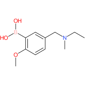 (5-([ethyl(methyl)amino]methyl)-2-methoxyphenyl)boronic acid