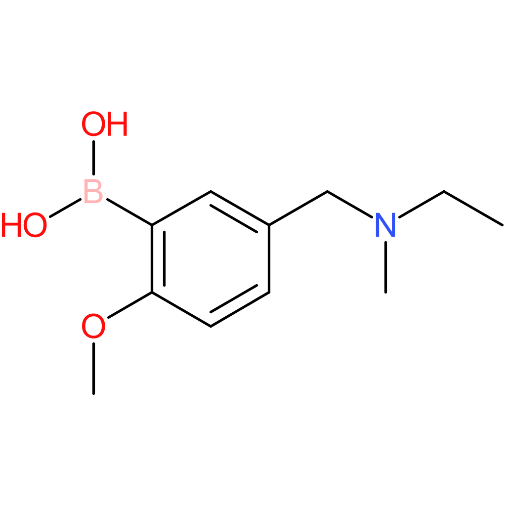 (5-([ethyl(methyl)amino]methyl)-2-methoxyphenyl)boronic acid