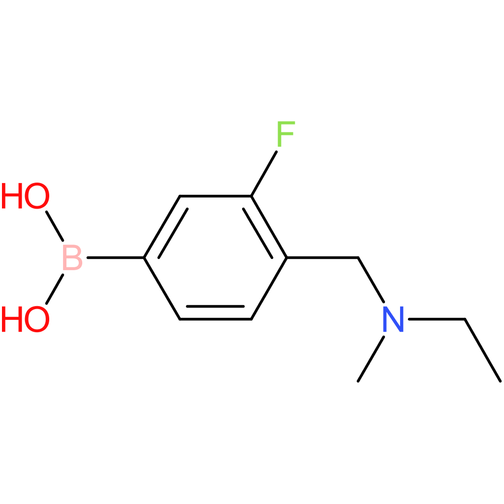 (4-([ethyl(methyl)amino]methyl)-3-fluorophenyl)boronic acid
