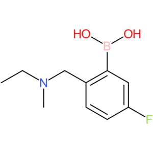 (2-([ethyl(methyl)amino]methyl)-5-fluorophenyl)boronic acid