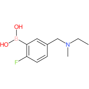 (5-([ethyl(methyl)amino]methyl)-2-fluorophenyl)boronic acid