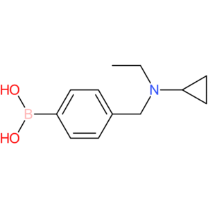 (4-([cyclopropyl(ethyl)amino]methyl)phenyl)boronic acid