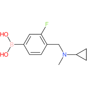 (4-([cyclopropyl(methyl)amino]methyl)-3-fluorophenyl)boronic acid
