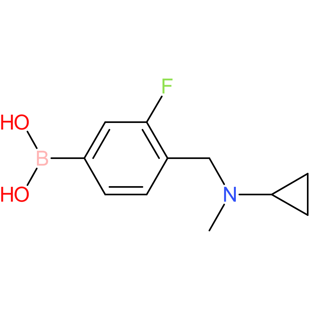 (4-([cyclopropyl(methyl)amino]methyl)-3-fluorophenyl)boronic acid