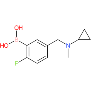 (5-([cyclopropyl(methyl)amino]methyl)-2-fluorophenyl)boronic acid