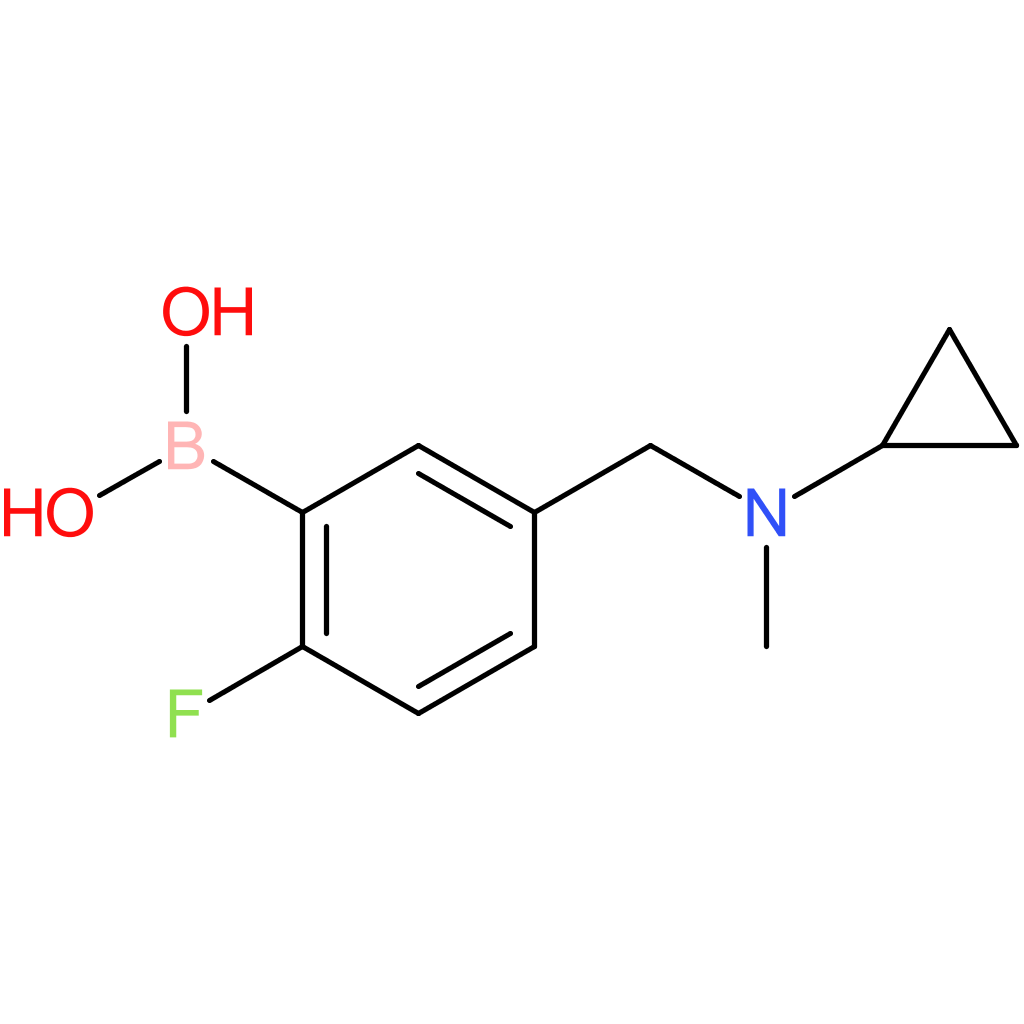 (5-([cyclopropyl(methyl)amino]methyl)-2-fluorophenyl)boronic acid