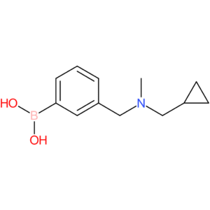 (3-([(cyclopropylmethyl)(methyl)amino]methyl)phenyl)boronic acid