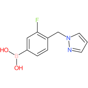 [3-fluoro-4-(1h-pyrazol-1-ylmethyl)phenyl]boronic acid