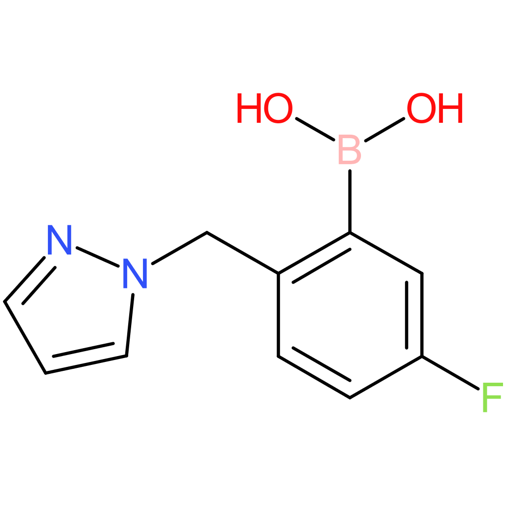 (5-fluoro-2-[(1h-pyrazol-1-yl)methyl]phenyl)boronic acid