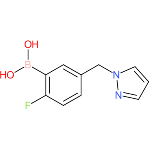 [2-fluoro-5-(1h-pyrazol-1-ylmethyl)phenyl]boronic acid