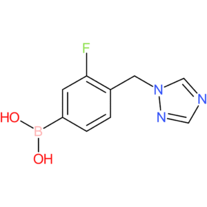 (3-fluoro-4-[(1h-1,2,4-triazol-1-yl)methyl]phenyl)boronic acid