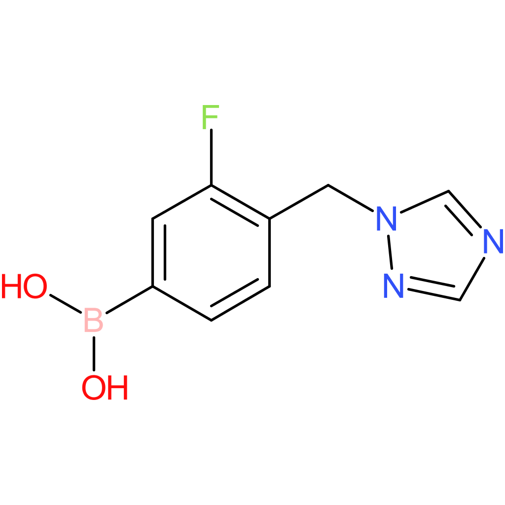 (3-fluoro-4-[(1h-1,2,4-triazol-1-yl)methyl]phenyl)boronic acid