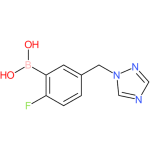 (2-fluoro-5-[(1h-1,2,4-triazol-1-yl)methyl]phenyl)boronic acid