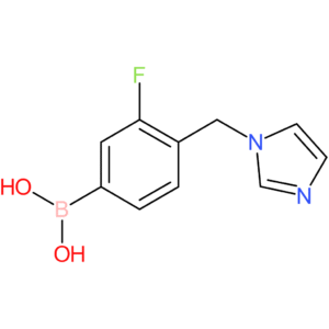 [3-fluoro-4-(1h-imidazol-1-ylmethyl)phenyl]boronic acid
