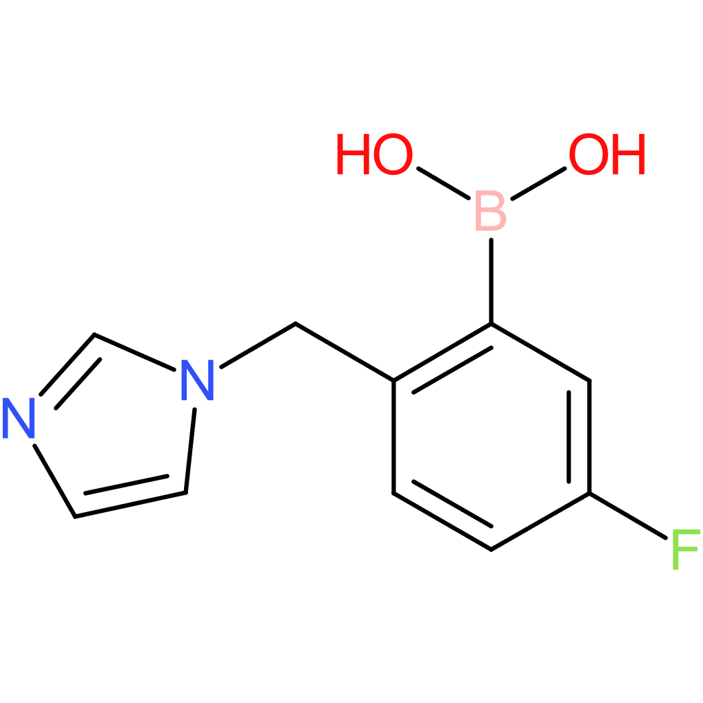 (5-fluoro-2-[(1h-imidazol-1-yl)methyl]phenyl)boronic acid