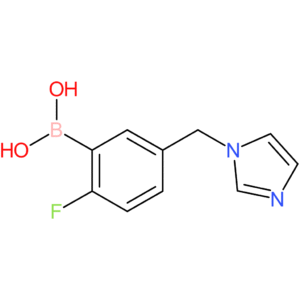 [2-fluoro-5-(1h-imidazol-1-ylmethyl)phenyl]boronic acid