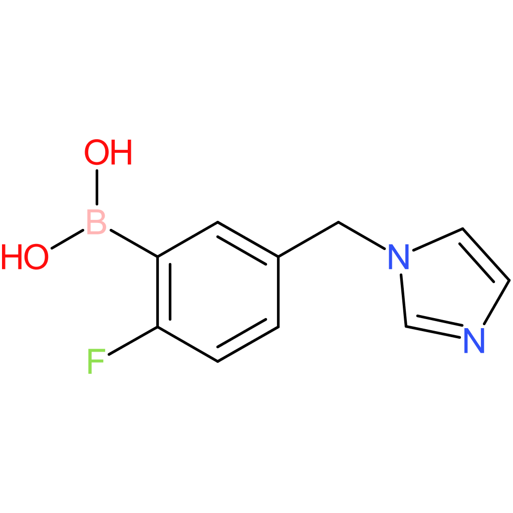[2-fluoro-5-(1h-imidazol-1-ylmethyl)phenyl]boronic acid