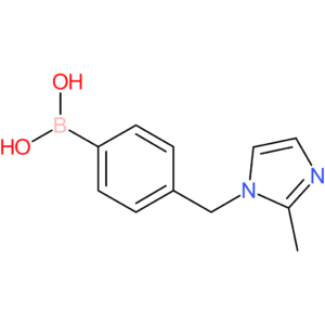 (4-[(2-methyl-1h-imidazol-1-yl)methyl]phenyl)boronic acid