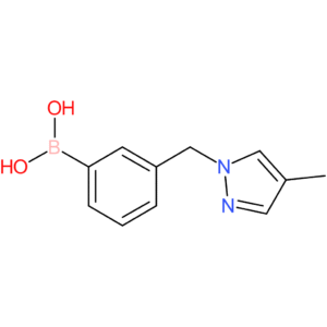 (3-[(4-methyl-1h-pyrazol-1-yl)methyl]phenyl)boronic acid