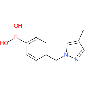 (4-[(4-methyl-1h-pyrazol-1-yl)methyl]phenyl)boronic acid