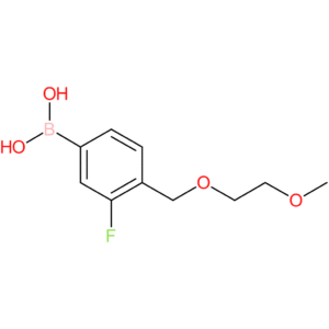 (3-fluoro-4-[(2-methoxyethoxy)methyl]phenyl)boronic acid