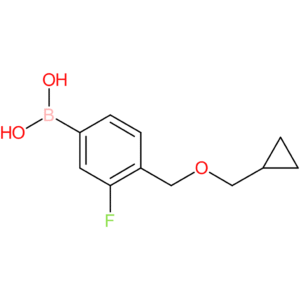 (4-[(cyclopropylmethoxy)methyl]-3-fluorophenyl)boronic acid
