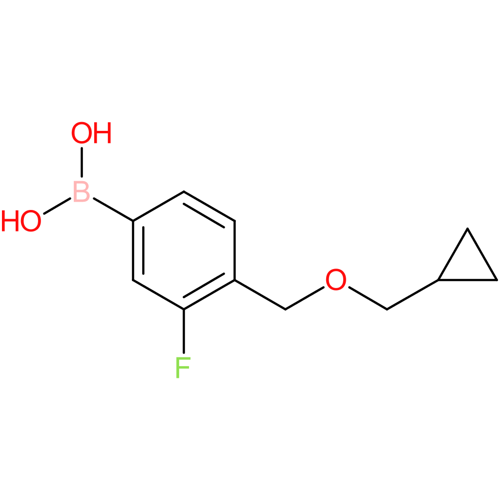 (4-[(cyclopropylmethoxy)methyl]-3-fluorophenyl)boronic acid