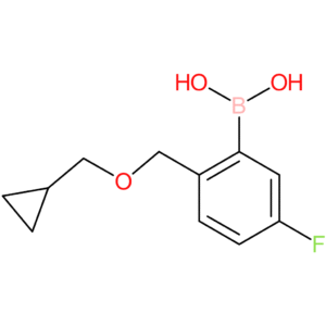 (2-[(cyclopropylmethoxy)methyl]-5-fluorophenyl)boronic acid