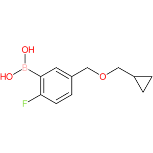 (5-[(cyclopropylmethoxy)methyl]-2-fluorophenyl)boronic acid
