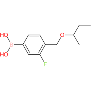 (4-[(butan-2-yloxy)methyl]-3-fluorophenyl)boronic acid