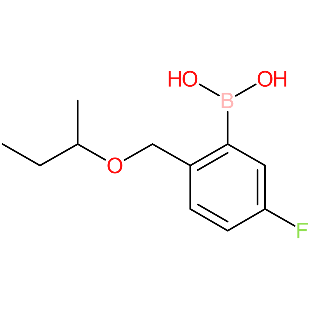(2-[(butan-2-yloxy)methyl]-5-fluorophenyl)boronic acid