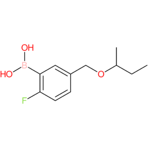 (5-[(butan-2-yloxy)methyl]-2-fluorophenyl)boronic acid